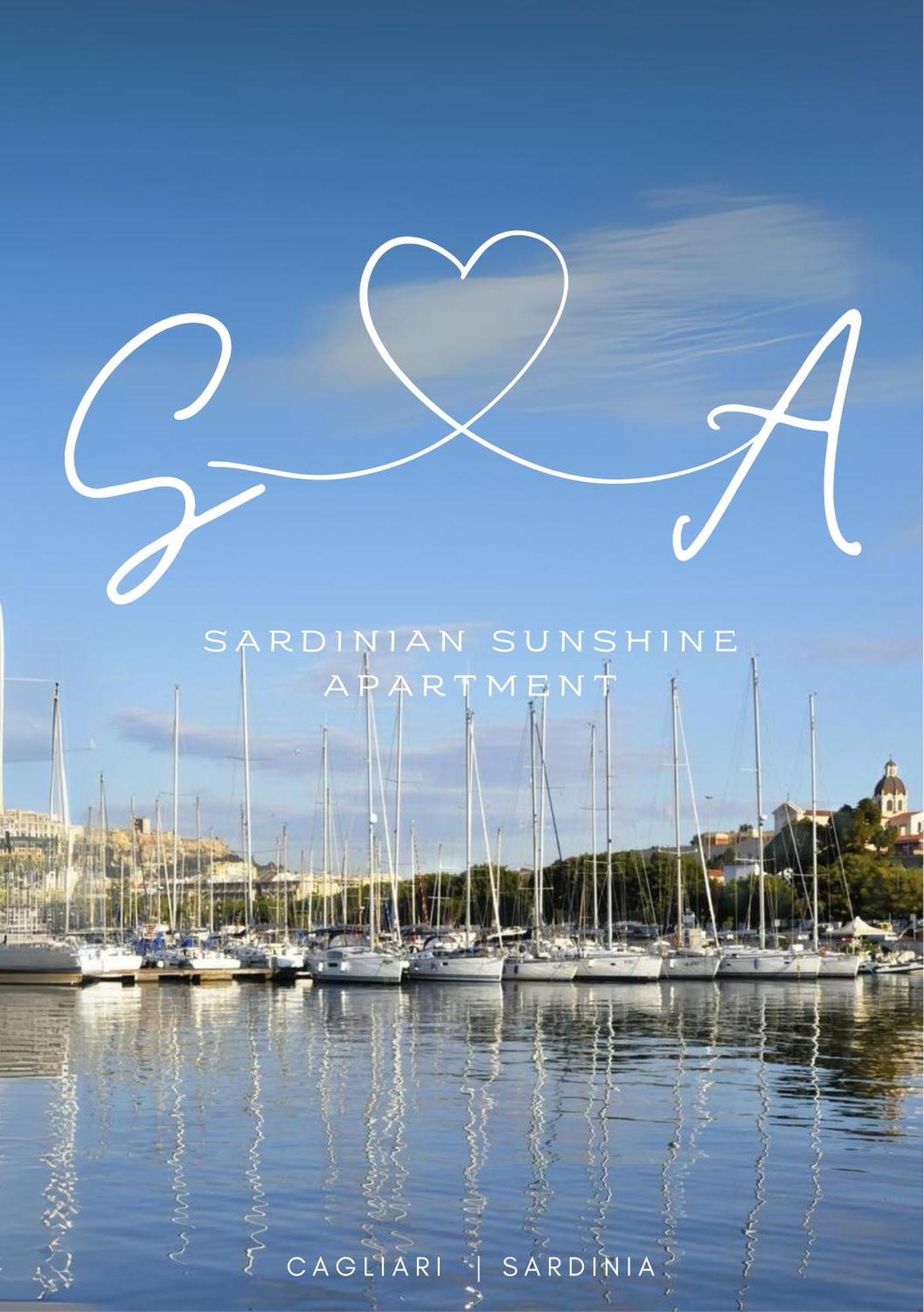 Sunshine Apartment - Appartamento Vicino Al Mare, Cagliari, Sardinia Eksteriør billede